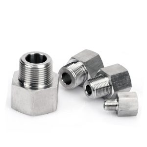304/316 штекер/женский 1/8 "-4" Шестигранная уменьшающая втулка переходник из нержавеющей стали